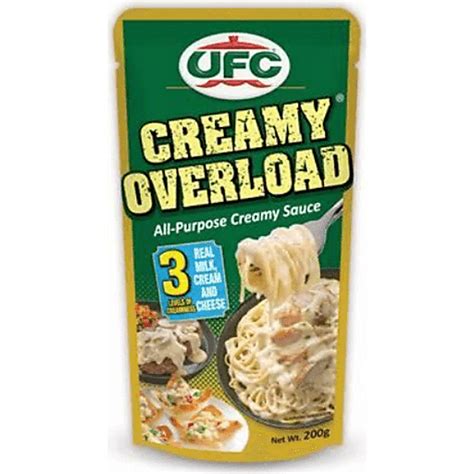 Ufc Creamy Overload All Purpose Creamy Sauce 200g Pasta And Noodles