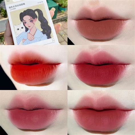 Pcs Set Lip Tint Set Waterproof Lipstick Set Matte Lipgloss Tint Set