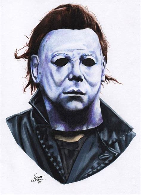 Michael Myers Mask Drawing