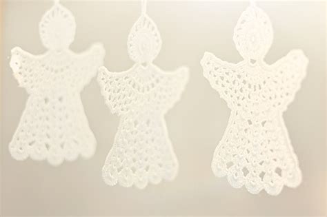 Crochet Christmas Angel Ornamenthanging Angelchristmas - Etsy