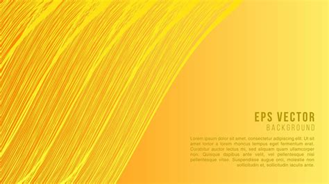 Yellow abstract background design for presentation 17756404 Vector Art ...