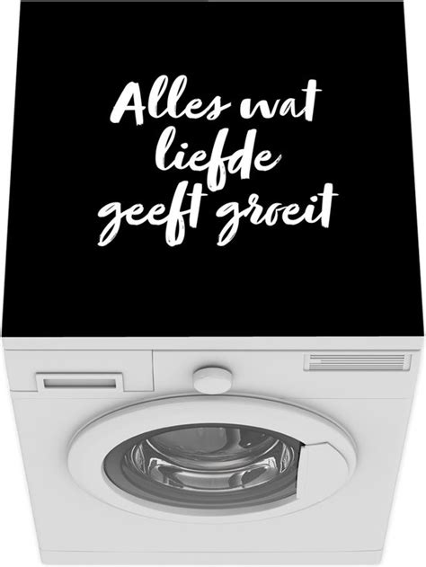 Wasmachine Beschermer Wasmachine Mat Tekst Quotes Alles Wat