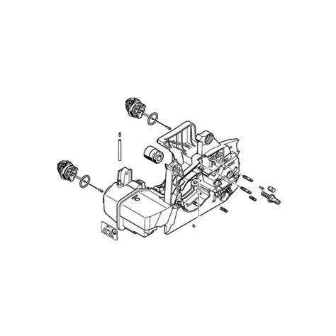 Motor Housing Chain Saw Models Ms290 Ms310 Original Stihl 112702030