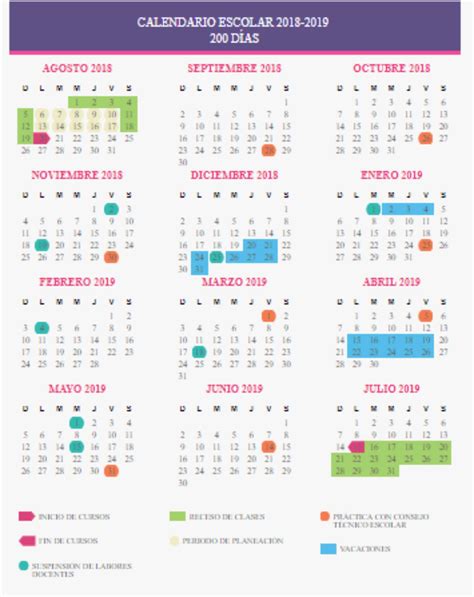 SEP Da A Conocer Calendario Escolar Del Ciclo 2018 2019