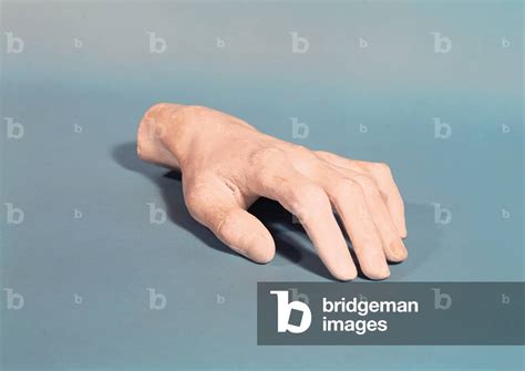 Image Of A Cast Of The Hand Of Frederic Chopin 1810 49 Plaster By