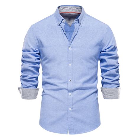 CTPDG Fashion Denim Shirt Jackets For Men Slim Fit Casual Dress Shirt