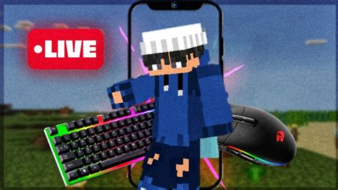 Live On Jogando Mcpe No Mobilador Minecraft Ao Vivo Youtube