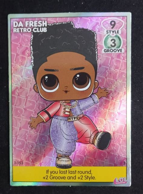 Lol Surprise Dance Off 1 153 Da Fresh Retro Club Rare Card B Ebay