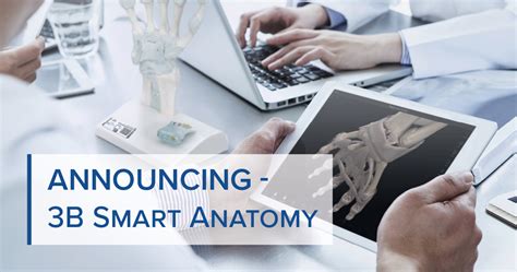 Announcing 3b Smart Anatomy A Giant Step For Anatomy Education Simulation And Skills