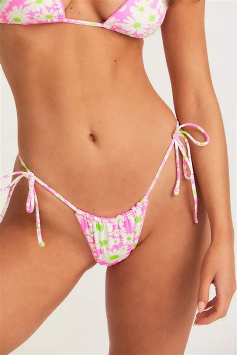 Loveshackfancy X Hurley Reversible Cheeky Bikini Bottom By