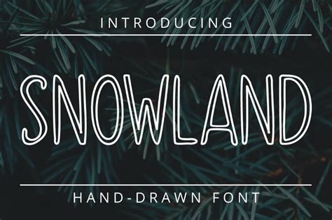 17 Magical Snow Fonts To Help You Create The Perfect Winter Wonderland