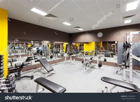 Interior New Modern Gym Equipment Stock Photo 137699675 Shutterstock