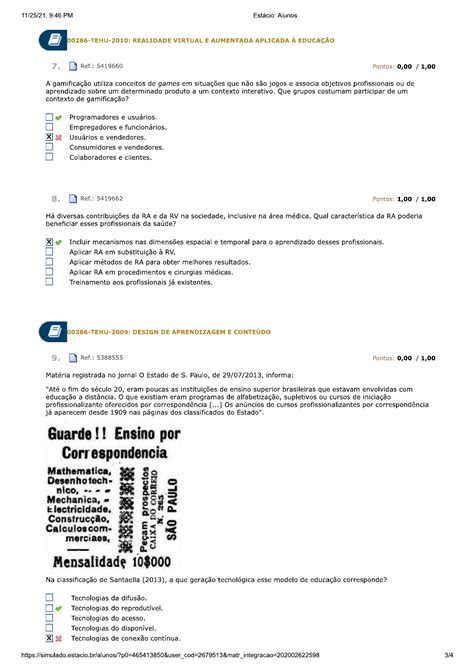 Av Midias Digitais E Aprendizagem Prova Corrigida M Dias Digitais