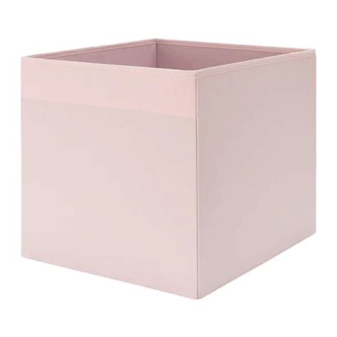 DrÖna Box Light Pink 33x38x33 Cm Ikea Pink Storage Boxes Pink Cabinets Kallax Shelving Unit