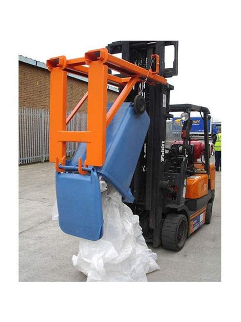 Invicta Fork Mounted 240 Litre Wheelie Bin Lifter Efficient Waste