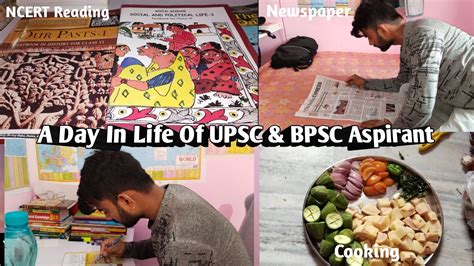 Daily Life Of Upsc And Bpsc Aspirant Study Motivation Study Vlogs