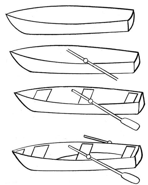 Tutos Dessins Tape Par Tape Pour Apprendre Dessiner Un Bateau