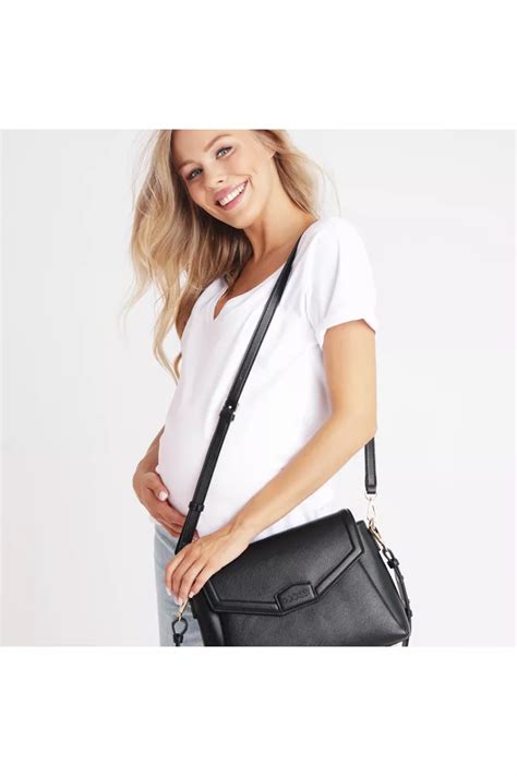 Midi Black W Torebka Crossbody Dla Mamy I Organizer Do W Zka Joissy