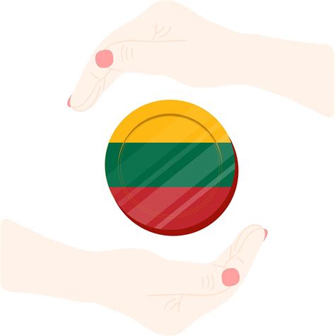 Lithuanian Flag hand drawn,Lithuanian litas hand drawn 10962469 Vector ...