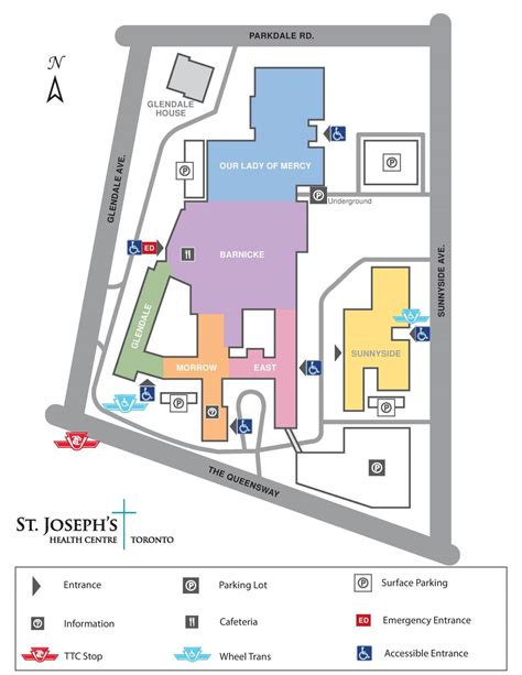 St. Joseph Hospital Tacoma Map