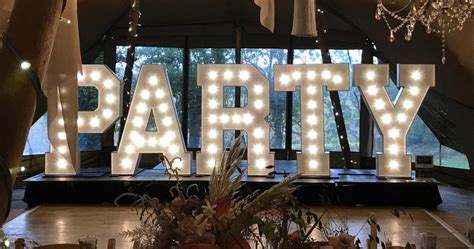 Party Light Up Letters Ray Of Light Letters