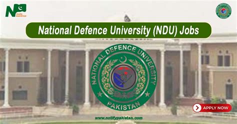 National Defence University Ndu Jobs Online Apply At Ndu Edu