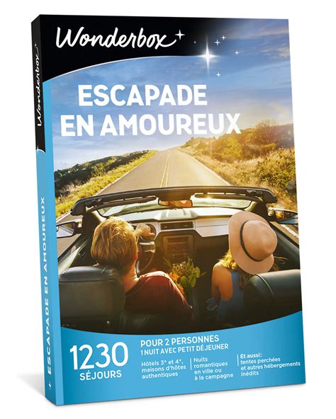 Coffret Cadeau Escapade En Amoureux Wonderbox