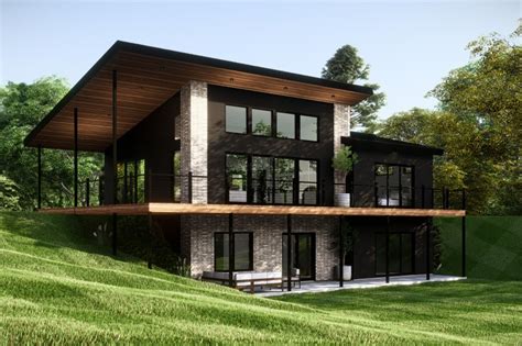 Modern Style House Plan - 2 Beds 2 Baths 2134 Sq/Ft Plan #1064-298 ...