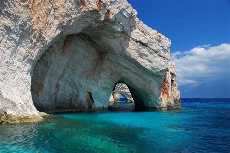 Fondos De Pantalla X Px Cueva Grecia Isla Paisaje