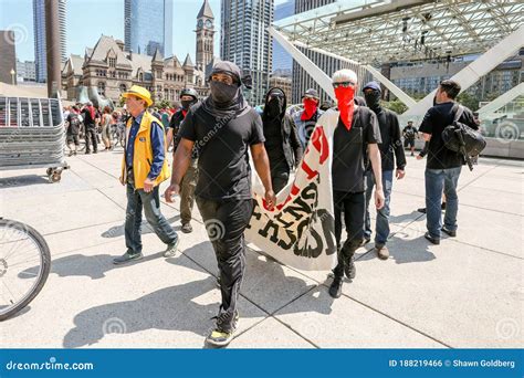 Toronto Canada August 11 2018 Stop The Hate Rally At Nathan