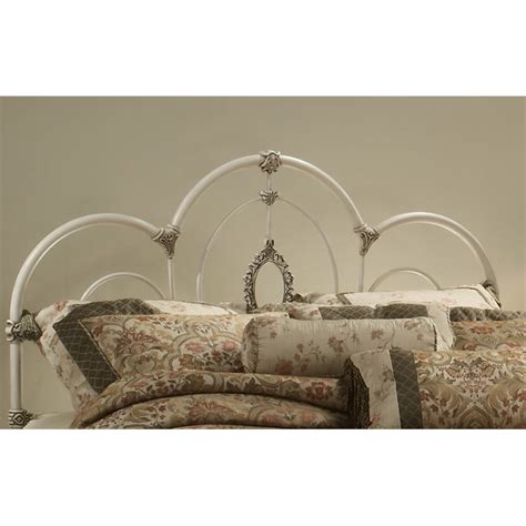 Hillsdale Victoria Full Queen Spindle Headboard In Antique White 1310 490