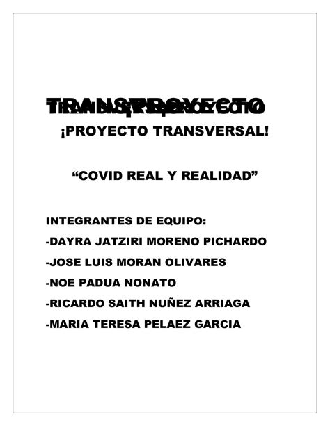 Calaméo Proyecto Transversal