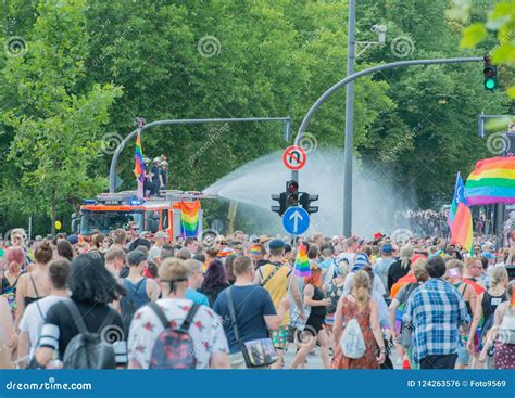 Germany Hamburg August 4 2018 Christopher Street Day Love Parade