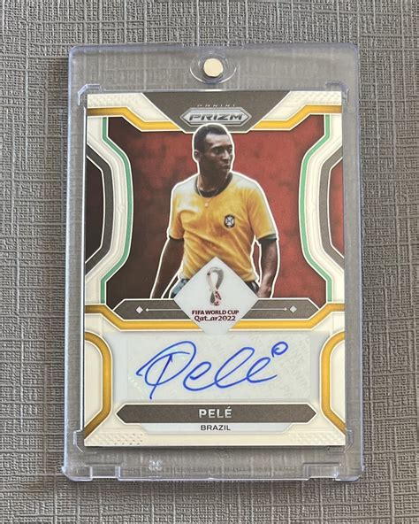 Panini Prizm Fifa World Cup Pele Auto Brazil