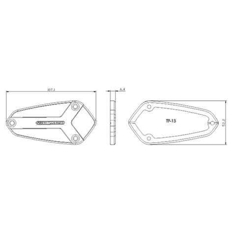 Puig Brems Kupplungsflüssigkeitsdeckel für diverse Motorradmodelle