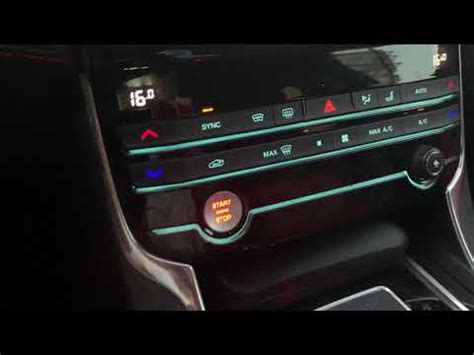 Jaguar Xe Interior Mood Lighting Youtube