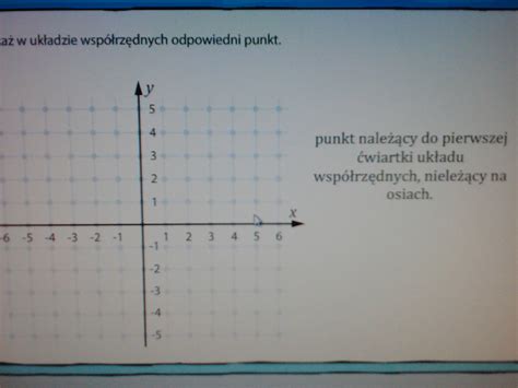 pomocy dam naj na teraz Wskaż w układzie współrzędnych odpowiedni