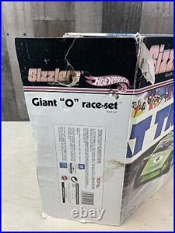 Car Track Set Hot Wheels Sizzlers Giant O Race Set With Car Box Tracks Juice Machine