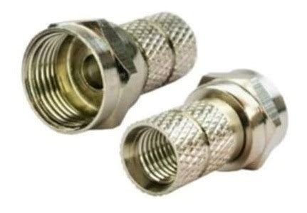 Conector F De Rosca Rg Cabo Coaxial Para Antena C P