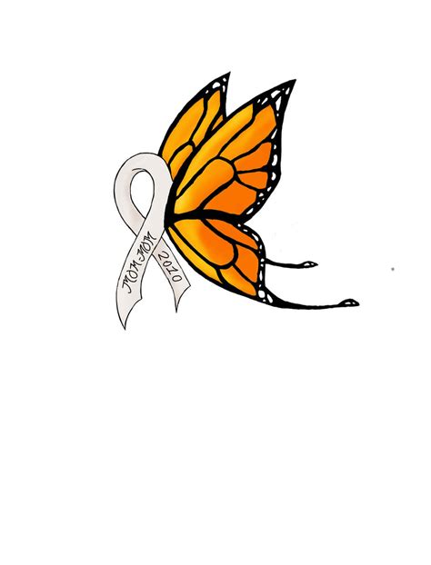 Butterfly cancer ribbon tattoo by fullmetal-mustang on DeviantArt