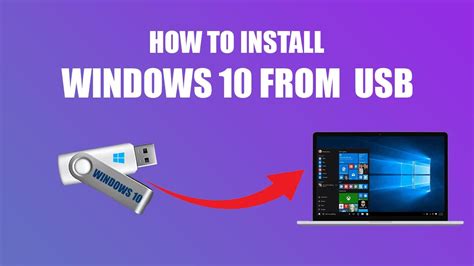 How To Install Windows 10 From USB Windows YouTube