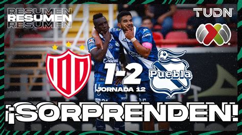 HIGHLIGHTS Necaxa 1 2 Puebla AP2023 J12 Liga Mx TUDN YouTube