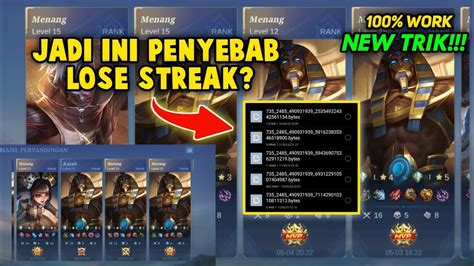 FILE TERSEMBUNYI PAKE CARA INI AUTO WIN STREAK WORK ALL RANK