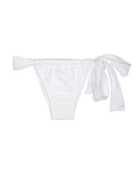 Białe Figi Wiązane Z Boku Branco Lace Marka Brazilian Bikini Shop