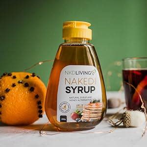 Nkd Living Naked Fibre Syrup Ml Low Sugar Maple Syrup Honey Alternative Amazon Co Uk