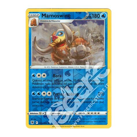 033 189 Mamoswine Rara Reverse IT MINT Federicstore