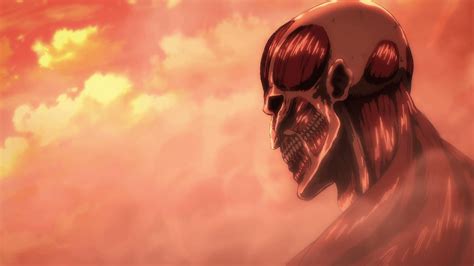 Beautiful Shot Of A Colossal Titan Rshingekinokyojin