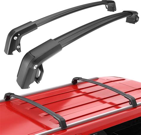 Amazon Roof Racks Aluminum Alloy ONLY Rail Cross Bars Rail Fit For