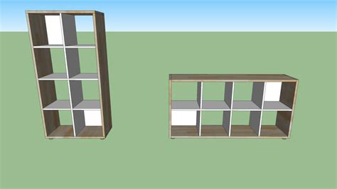 JYSK Room Divider HALDAGER 8 Shelves 3D Warehouse