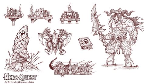 Heroquest Manual Concept Art | Behance